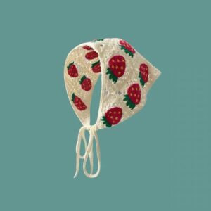 Crochet retro headscarf