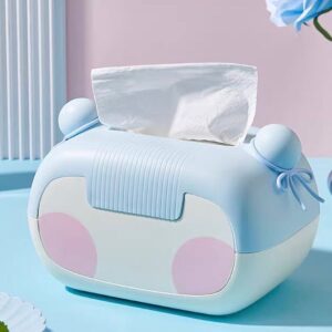 Tissue Box (Blue & White)