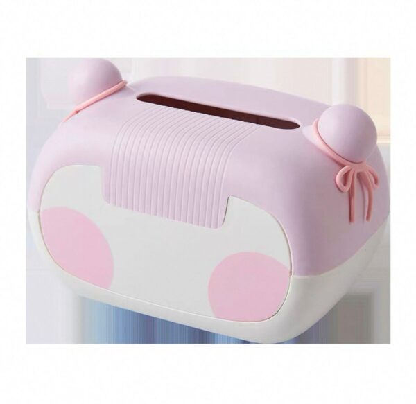 Tissue Box (Pink & White)