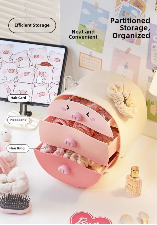 Piggy Storage Box (Cream White) - Image 2