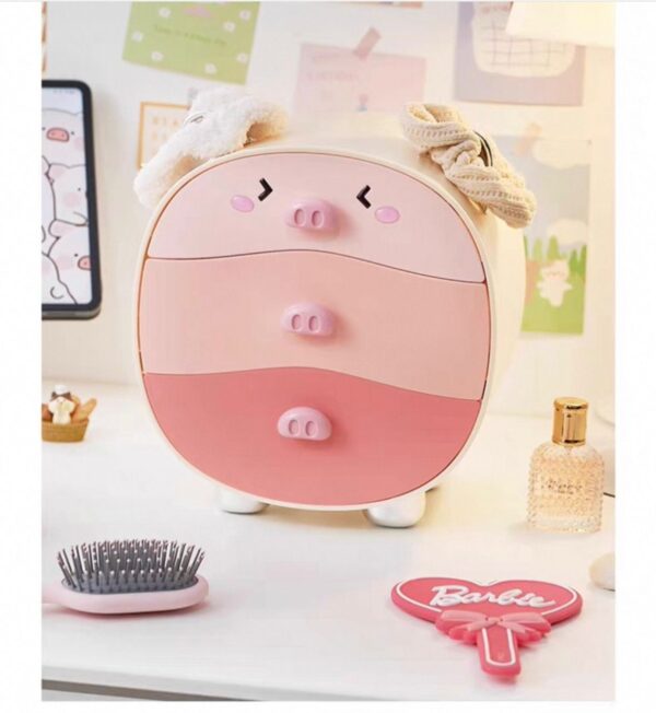 Piggy Storage Box (Cream White) - Image 4