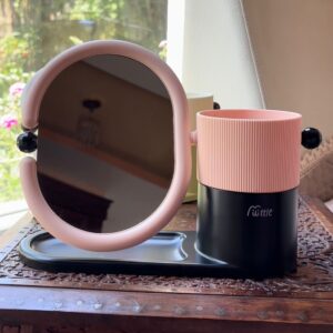 Make-up Brush Stand with Mirror